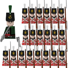 (N016-1P N002-20P)MOC Medieval Building Blocks Children's Toy Napoleon War Figures Military Leaders