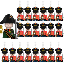 (N018-20PC N046-1P)MOC Medieval Building Blocks Children's Toy Napoleon War Figures Military Leaders