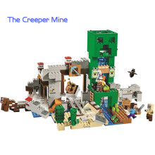(NO BOX 5)Mountain Cave Mine Building Blocks Model Puzzle Assembly Toys for Children Birthday Christmas