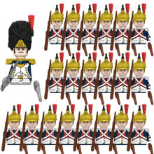 (N014-1P N010-20P)MOC Medieval Building Blocks Children's Toy Napoleon War Figures Military Leaders