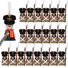 (N018-1P N020-20P)MOC Medieval Building Blocks Children's Toy Napoleon War Figures Military Leaders
