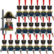 (N029-20P N045-1P)MOC Medieval Building Blocks Children's Toy Napoleon War Figures Military Leaders