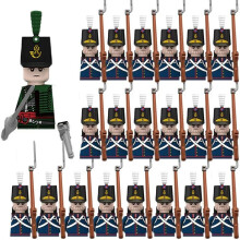 (N016-1P N035-20P)MOC Medieval Building Blocks Children's Toy Napoleon War Figures Military Leaders