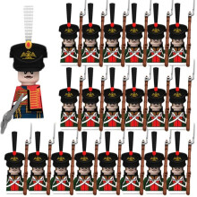 (N018-1P N019-20P)MOC Medieval Building Blocks Children's Toy Napoleon War Figures Military Leaders