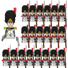 (N014-1P N005-20P)MOC Medieval Building Blocks Children's Toy Napoleon War Figures Military Leaders
