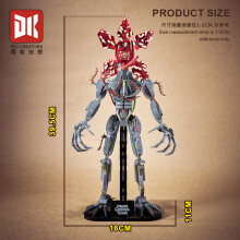 (DK7045 no box)Horror Movie Stranger Chomper Figure Orchid Monsters Model Building Block Sets Toys Collector's
