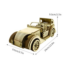 (MW-327)OUZEY 27 Set 3D Wooden Car Puzzle Collection, DIY Assembly Model Kits for All Ages Cool Desktop