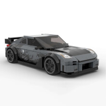 (With stickers,Paper description A4)Furious Tokyo Drift 291PCS MOC Takashi’s 2002/03 Fairlady Z (Z33)