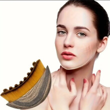 Lymphatic Contour Face Brush Lymphatic Drainage Reduce Puffiness Relief Fatigue Facial Massager Chin Skin Sculpting Tool