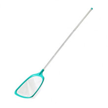 (1 juego) Skimmer de malla ultrafina Red de malla fina para recoger hojas de piscina con mango largo
