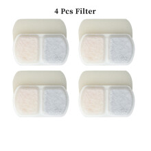 (4 filters, 8 liter) Petavista 8 liter automatische roestvrijstalen drinkfontein voor honden, 5000 mAh,