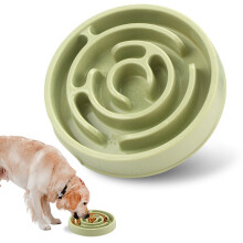 (Macarongroen) Voerbak voor honden met langzame voeding, leuk, antislip, voorkomt schrokken, bevordert