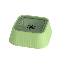 (Groen) 1 stuk morsbestendige waterbak voor huisdieren - Ontworpen voor katten en honden met antislipvoet.