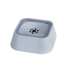 (Grijs) 1 stuk morsbestendige waterbak voor huisdieren - Ontworpen voor katten en honden met antislipvoet