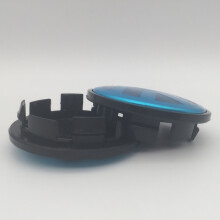 (70mm 7L6601149B)4 τεμάχια μαύρα 55mm 56mm 60mm 65mm 68mm 70mm 75mm 76mm Έμβλημα αυτοκινήτου Πλήμνη