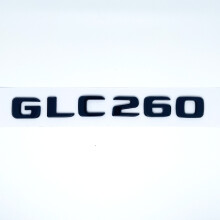 (γυαλιστερό μαύρο GLC260) 3D ABS Χρωμιωμένο Μαύρο Γράμματα GLC260 GLC300 GLC350 GLC220d GLC350e Έμβλημα