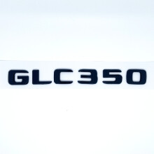 (γυαλιστερό μαύρο GLC350) 3D ABS Χρωμιωμένο Μαύρο Γράμματα GLC260 GLC300 GLC350 GLC220d GLC350e Έμβλημα