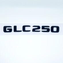 (γυαλιστερό μαύρο GLC250) 3D ABS Χρωμιωμένο Μαύρο Γράμματα GLC260 GLC300 GLC350 GLC220d GLC350e Έμβλημα