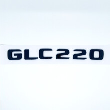 (γυαλιστερό μαύρο GLC220) 3D ABS Χρωμιωμένο Μαύρο Γράμματα GLC260 GLC300 GLC350 GLC220d GLC350e Έμβλημα