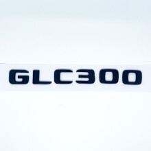 (γυαλιστερό μαύρο GLC300) 3D ABS Χρωμιωμένο Μαύρο Γράμματα GLC260 GLC300 GLC350 GLC220d GLC350e Έμβλημα