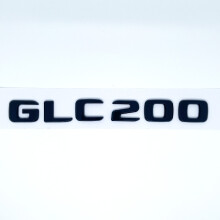 (γυαλιστερό μαύρο GLC200) 3D ABS Χρωμιωμένο Μαύρο Γράμματα GLC260 GLC300 GLC350 GLC220d GLC350e Έμβλημα
