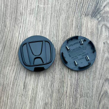 (Czarne) 4 szt. 62 mm osłony piasty koła z logo i emblematem do Hondy Civic City Accord Odyssey
