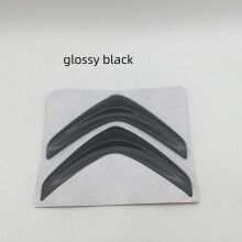 (błyszczący czarny 10 cm) 1 szt. metalowych liter 3D do samochodu Citroen, emblematu na maskę, naklejki