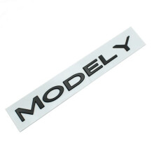 (MODEL Y Matowa czerń) Emblemat TESLA ABS Litery Logo do Tesla MODEL 3 Y Emblemat na tylną klapę samochodu