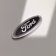 (145 mm Ford SL-BK-SL) 145 mm emblemat samochodowy na przedni grill i tylną pokrywę bagażnika z logo