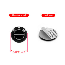 (1 szt. 45 mm, BMW All Black) 1/4/7 szt. 82 mm 74 mm 45 mm osłona piasty koła przedniego tylnego z logo