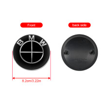(1 szt. 82 mm, BMW All Black) 1/4/7 szt. 82 mm 74 mm 45 mm osłona piasty koła przedniego tylnego z logo