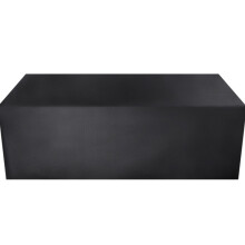 (Czarny, 213x132x74) Pokrowiec na meble ogrodowe, tkanina Oxford 210D, czarno-srebrny pokrowiec na sofę,