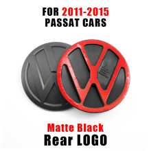 (Matowy czarny tył, Passat 11-2015) 1 szt. 150 mm 100 mm logo samochodu przód maska maska tył bagażnik