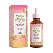 OceAura Nutgrass Hair Removal Oil Soothing & Hydrating for Smooth Skin