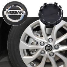 (54 mm oud zwart) 4 stuks 3D 54 mm 60 mm 63 mm Nissan auto-embleem wieldop naafkap auto velg revisie