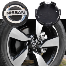 (60 mm oud zwart) 4 stuks 3D 54 mm 60 mm 63 mm Nissan auto-embleem wieldop naafkap auto velg revisie