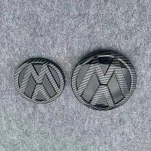 (Koolstofvezel) 2 stuks 138 mm 110 mm Vervangende grille voor Golf 7.5 MK7.5 2018 2019 2020 voor de
