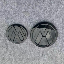 (glanzend zwart) 2 stuks 138 mm 110 mm Vervangende grille voor Golf 7.5 MK7.5 2018 2019 2020 voor de