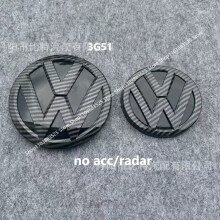 (Koolstofvezel) 2 stuks No Acc vervangende badges voor Arteon 2017 2018 2019 auto: voor de motorkap,