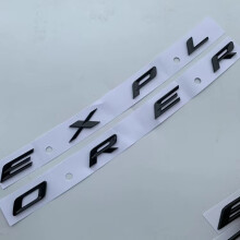 (Gossy Black 2021-23)3D ABS Logo Letters Emblem Car Front Hood Bonnet Badge Sticker 2013 2015 2016 2017