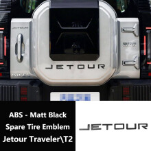 (Spare tire letters)Jetour T2 Spare Tire Emblem Car Logo Sticker Badge For Jetour Traveler Front Hood