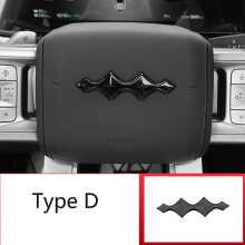 (type D 1 piece)For BYD Leopard Titanium7/8 2024 2025 Car Black Badge Car Logo Front and Rear External