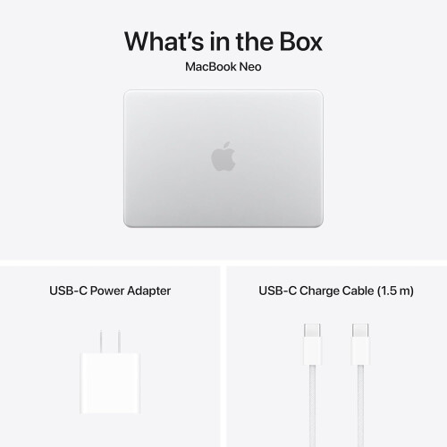 Apple Apple MacBook Neo 13 polegadas 512GB (8GB RAM) MHFC4 Prateado 2