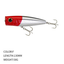 (F, 130MM/58G) 130mm/58g big wave crawling when hitting the water, hard bait, long-distance throwing bass bait, 9113