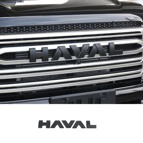 (Ματ μαύρο, ηπειρωτική Κίνα) Για το Great Wall Haval H9 2th 2024 2025 3D ABS αυτοκόλλητο αυτοκινήτου