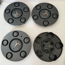 (paint sprayingSilver,China Mainland)4pcs Wheel Center Hubcaps For Tesla 2024 Model 3 Highland Wheel