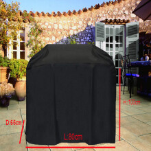 (Μαύρο, 170x67x117cm) Κάλυμμα BBQ Universal, Made Cover, Gas Barbecue, Προστατευτικό Κάλυμμα, Μαύρο