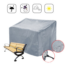 (silver,162x66x89cm)210D Outdoor Sofa Cover, A Full-season Patio Furniture Protection Cover Suitable