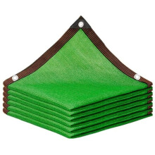 (green,3x5m)12-pin Sunshade Net Anti-ultraviolet Awning Plant Cover Net for Outdoor Garden Courtyard