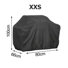 (black 66x80x100cm)Oxford cloth outdoor barbecue cover, waterproof oven cover, garden protective cover,